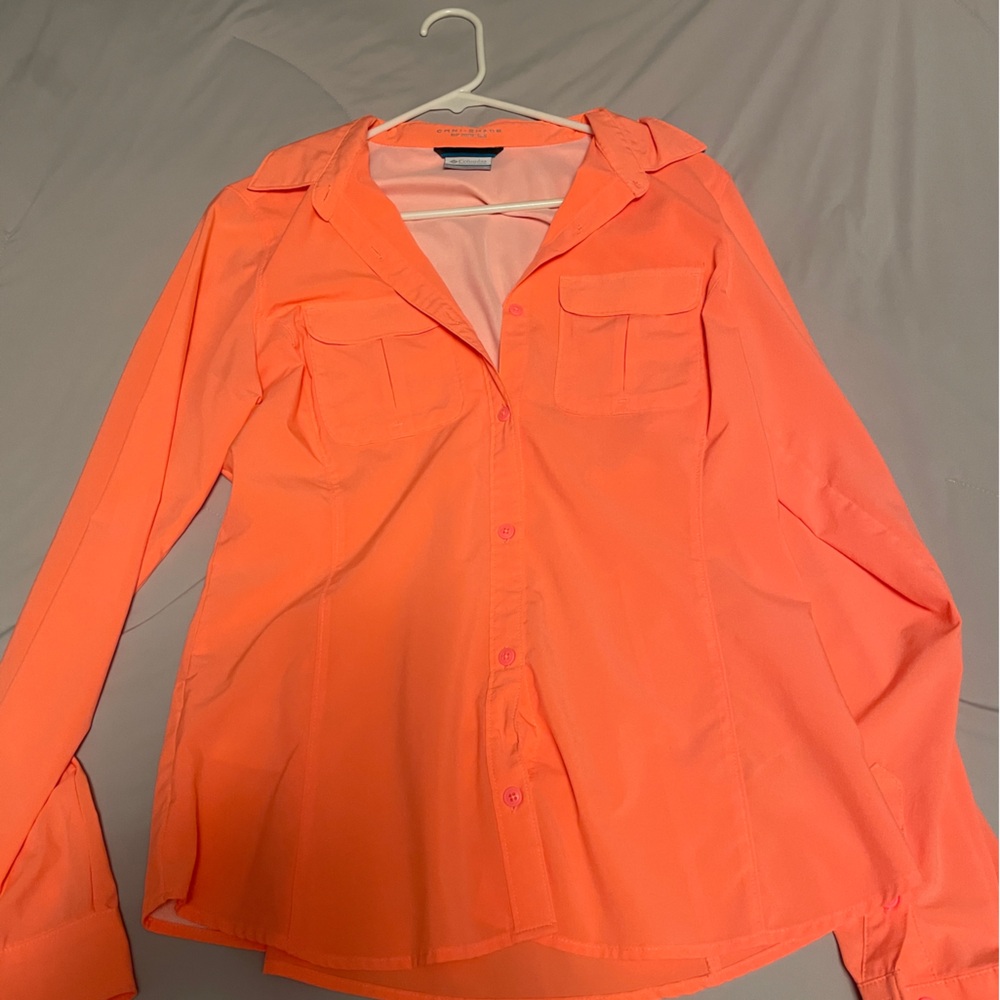 Columbia Orange Omni-Shade Shirt